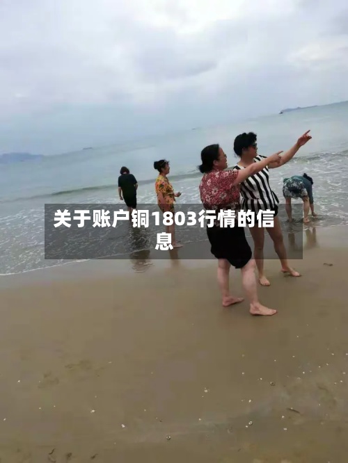 关于账户铜1803行情的信息-第2张图片