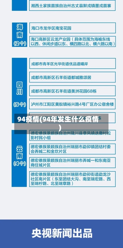 94疫情(94年发生什么疫情)-第2张图片