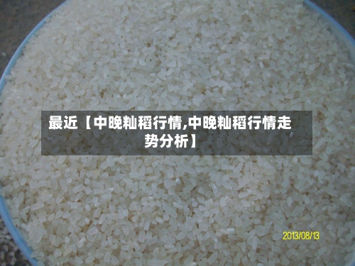 最近【中晚籼稻行情,中晚籼稻行情走势分析】