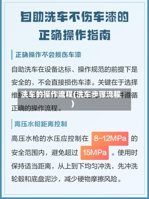 洗车的操作流程(洗车步骤流程)