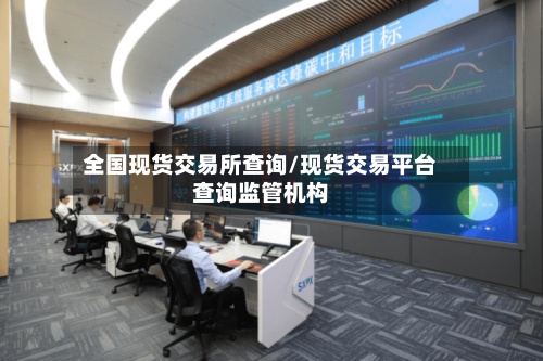 全国现货交易所查询/现货交易平台查询监管机构-第2张图片