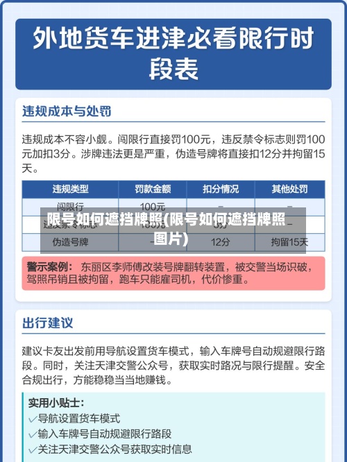 限号如何遮挡牌照(限号如何遮挡牌照图片)-第2张图片