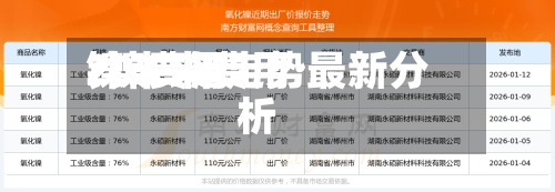 镍未来费用/镍费用2023年走势最新分析-第2张图片