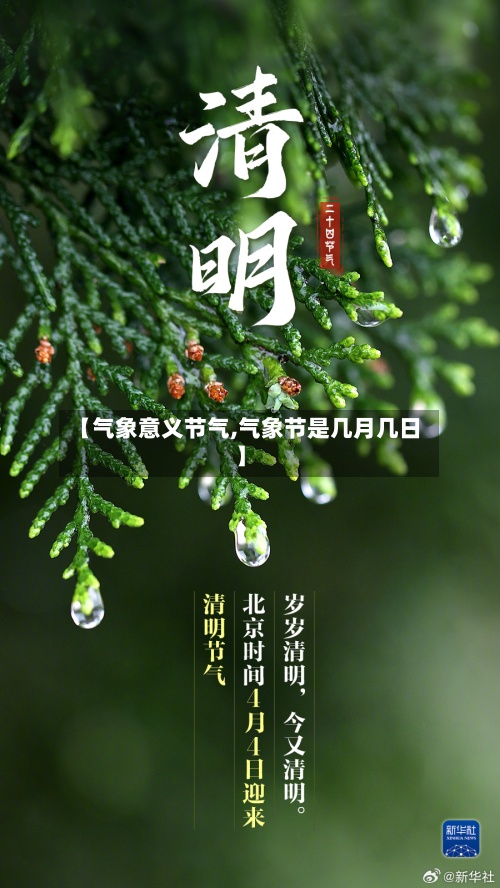 【气象意义节气,气象节是几月几日】-第2张图片
