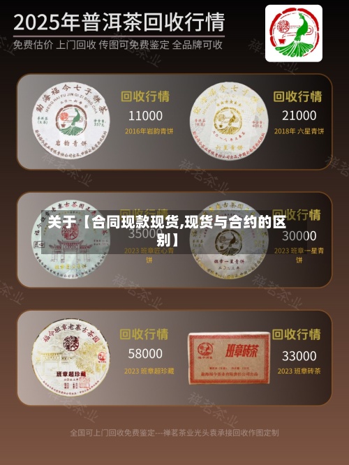 关于【合同现款现货,现货与合约的区别】